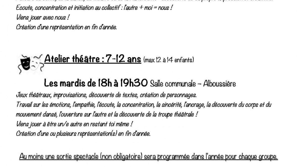 Atelier alboussiere affiche 2019 20
